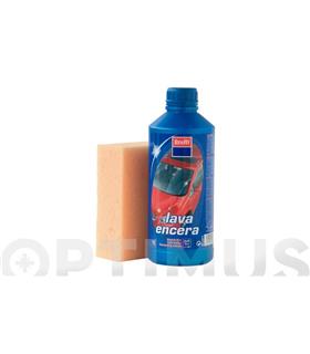 DETERGENTE AUTO LAVA ENCERA Y ESPONJA 1 L