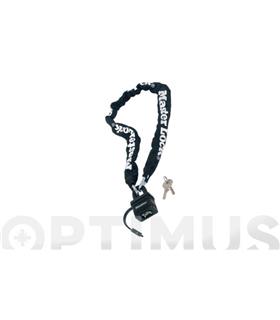 ANTIRROBO BICIBLETA / MOTO CANDADO CADENA 90 CM AC