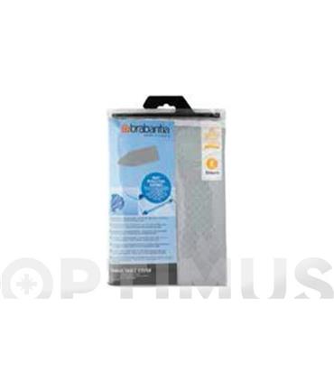 FUNDA MESA PLANCHA MULETON 135 X 49 CM BLANCA