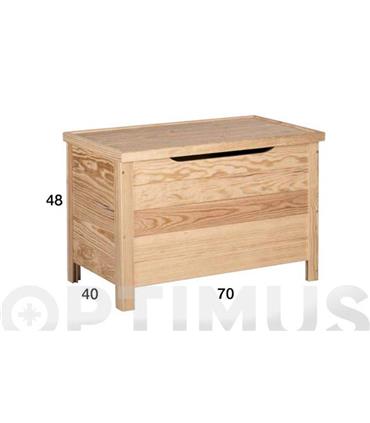 BAUL PINO MACIZO SIN BARNIZAR 48 X 70 X 40 CM