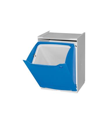 CONTENEDOR BASURA SELECTIVO AZUL 34 X 29 X 47 CM
