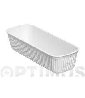 CESTA ORDENACION BAOBAB BLANCA 9 X 24 X 5,5 CM