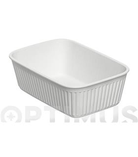 CESTA ORDENACION BAOBAB BLANCA 11 X 17 X 5,5 CM