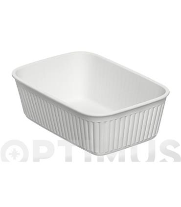 CESTA ORDENACION BAOBAB BLANCA 11 X 17 X 5,5 CM