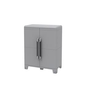 ARMARIO RESINA MODULAR 1 ESTANTE GRIS TRANSFORMING