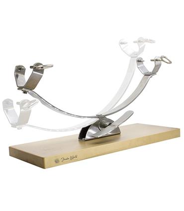 JAMONERO HORIZONTAL CORREDERA INOX/MADERA F.CORTES