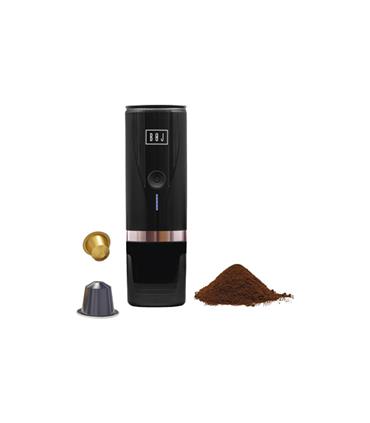 CAFETERA PORTATIL A BATERIA USB 80 ML NEGRA