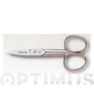 TIJERA MANICURA CURVA NIQUELADA 4