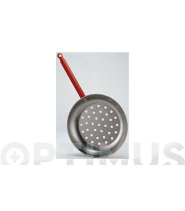 SARTEN CASTAÑERA PULIDA 26 CM