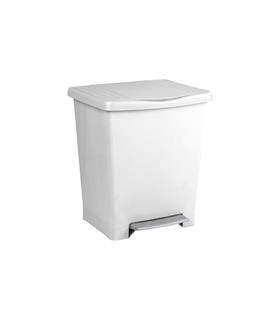 CUBO CON PEDAL MILENIUM 23 L BLANCO 33 X 28 X 39 C