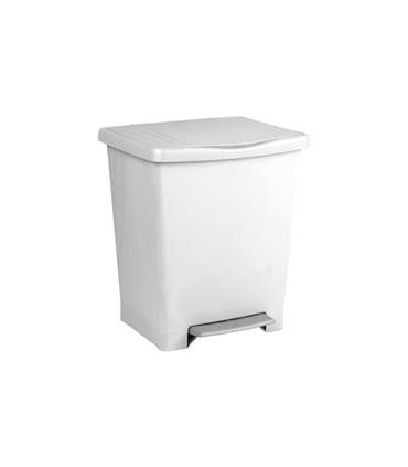 CUBO CON PEDAL MILENIUM 23 L BLANCO 33 X 28 X 39 C