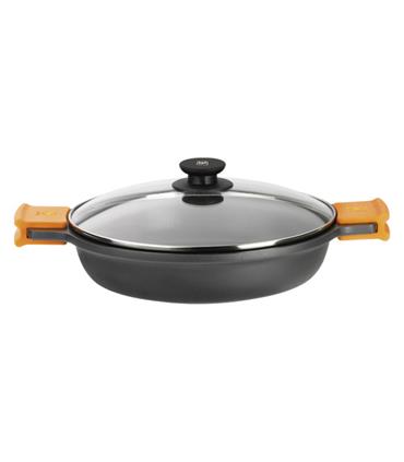 CAZUELA BAJA ALUMINIO FUNDIDO CON TAPA EFFICIENT 2