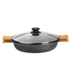 CAZUELA BAJA ALUMINIO FUNDIDO CON TAPA EFFICIENT 3