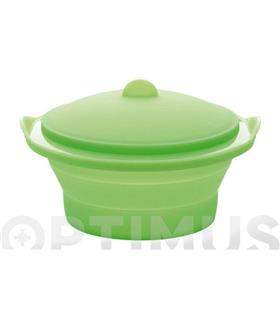 VAPORERA PLEGABLE Ø 24 CM VERDE