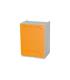 CONTENEDOR BASURA SELECTIVO NARANJA 34 X 29 X 47 C