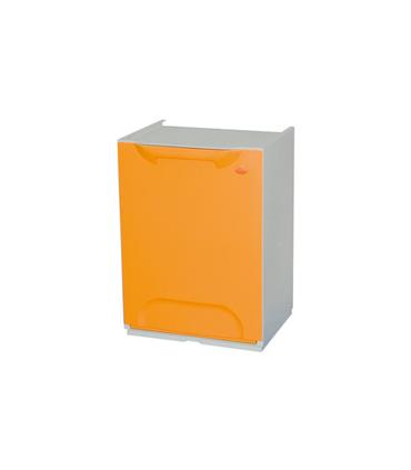 CONTENEDOR BASURA SELECTIVO NARANJA 34 X 29 X 47 C