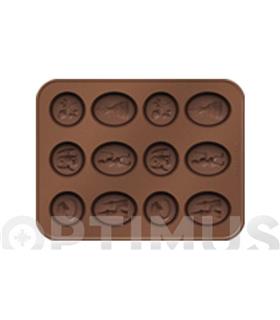 CORTAPASTAS CON MOLDE CHOCOLATE HADAS