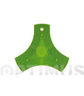 PROTECTOR-SALAVAMANTEL SILICONA VERDE 2 UNIDADES