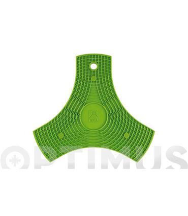 PROTECTOR-SALAVAMANTEL SILICONA VERDE 2 UNIDADES