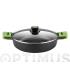 CAZUELA BAJA ALUMINIO FUNDIDO CON TAPA PRIOR 36 CM