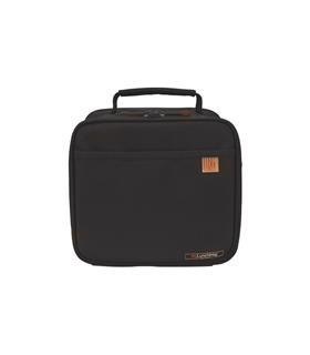 BOLSA PORTA ALIMENTOS CLASSIC NEGRA +2 CONTENEDORE