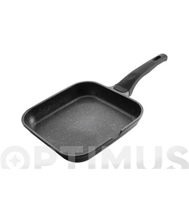 GRILL LISO ECO PIEDRA 24 X 24 CM