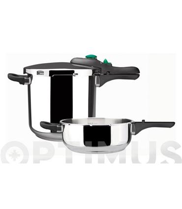 OLLA PRESION SUPER RAPIDA DYNAMIC DUO 3 + 6 L