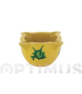 MORTERO AMARILLO N.2 15 X 8 CM