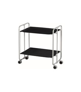 CARRO DE TE PLEGABLE GRIS/NEGRO