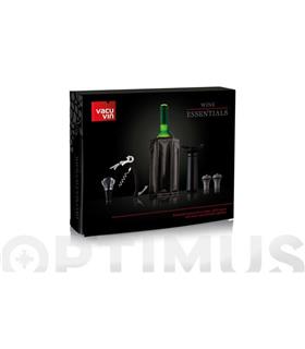 ESTUCHE VINO ESSENTIAL BLACK