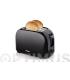 TOSTADOR DOS RANURAS CORTAS NEGRO 800W