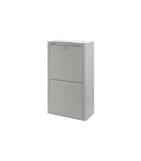 CONTENEDOR BASURA ECOLOGICO METALICO 4 DEPARTAMENT