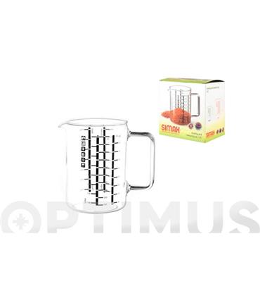 JARRA MEDIDORA VIDRIO 1 L