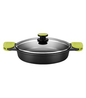 CAZUELA BAJA ALUMINIO FUNDIDO FOODIE 24 CM-INDUCCI