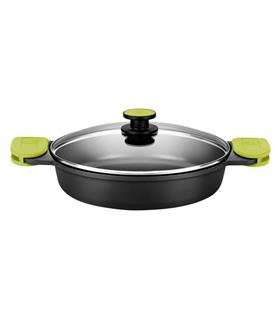 CAZUELA BAJA ALUMINIO FUNDIDO FOODIE  36 CM-INDUCC