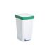 CUBO CON PEDAL SMART 25L RECICLAJE VERDE-26X36X47C