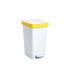 CUBO CON PEDAL SMART 25L RECICLAJE AMARILLO-26X36X