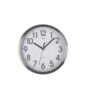 RELOJ PARED REDONDO Ø30,5 CM - ALUMINIO