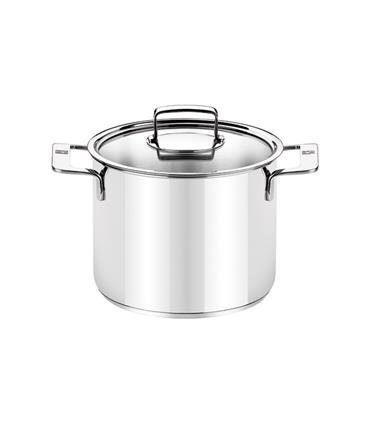 OLLA CON TAPA CRISTAL SIGNATURE 22 CM - INDUCCION