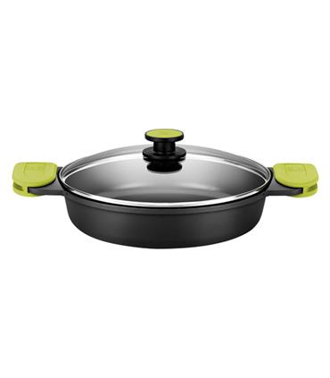 CAZUELA BAJA ALUMINIO FUNDIDO FOODIE 40 CM -INDUCC