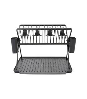 ESCURREPLATOS PLEGABLE GRANDE GRIS OSCURO