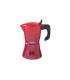 CAFETERA ALUMINIO INDUCCION PETRA ROJA 12 TAZAS