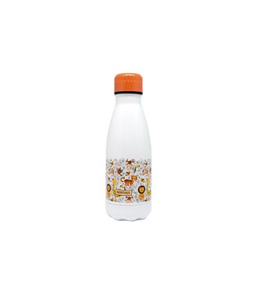 BOTELLA INOX TERMO DECORADA 350 ML - LEONES