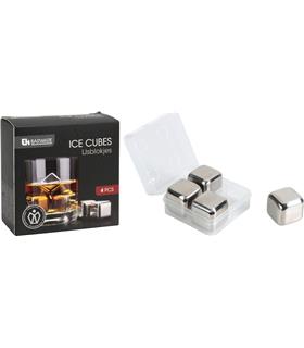 CUBITOS INOX SET 4 UDS