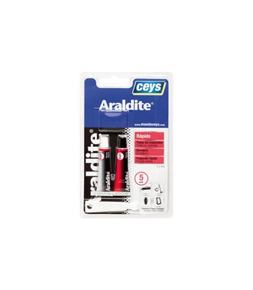 ADHESIVO ARALDITE RAPIDO 5 + 5 ML