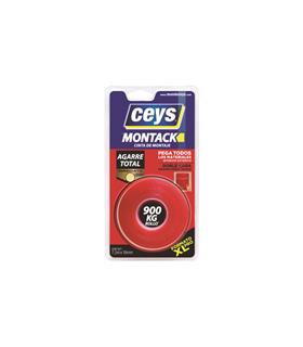 CINTA DOBLE CARA MONTACK AGARRE TOTAL 7,5 M X 19 M