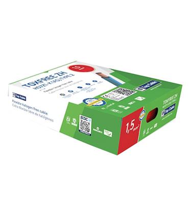 CABLE LIBRE HALOGENO HO7Z1-K 1X1,5  100MT AZUL