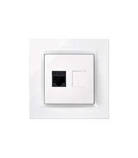 BASE ETHERNET RJ45 CAT.5E EMPOTRAR BLANCO SERIE 10