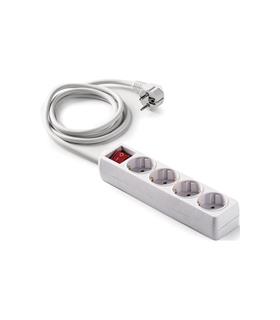 BASE MULTIPLE ECO CON INTERRUPTOR BLANCA 4 TOMAS 3