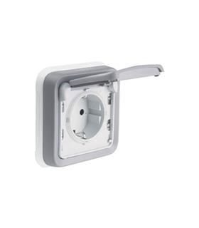 BASE SCHUKO EMPOTRAR GRIS IP55 PLEXO